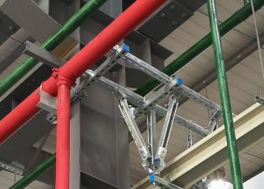 蒙城该抗震支架的整体式支吊架结构协调性好